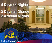 Disney Vacation & Arabian Nights Package at Best Western Lakeside
